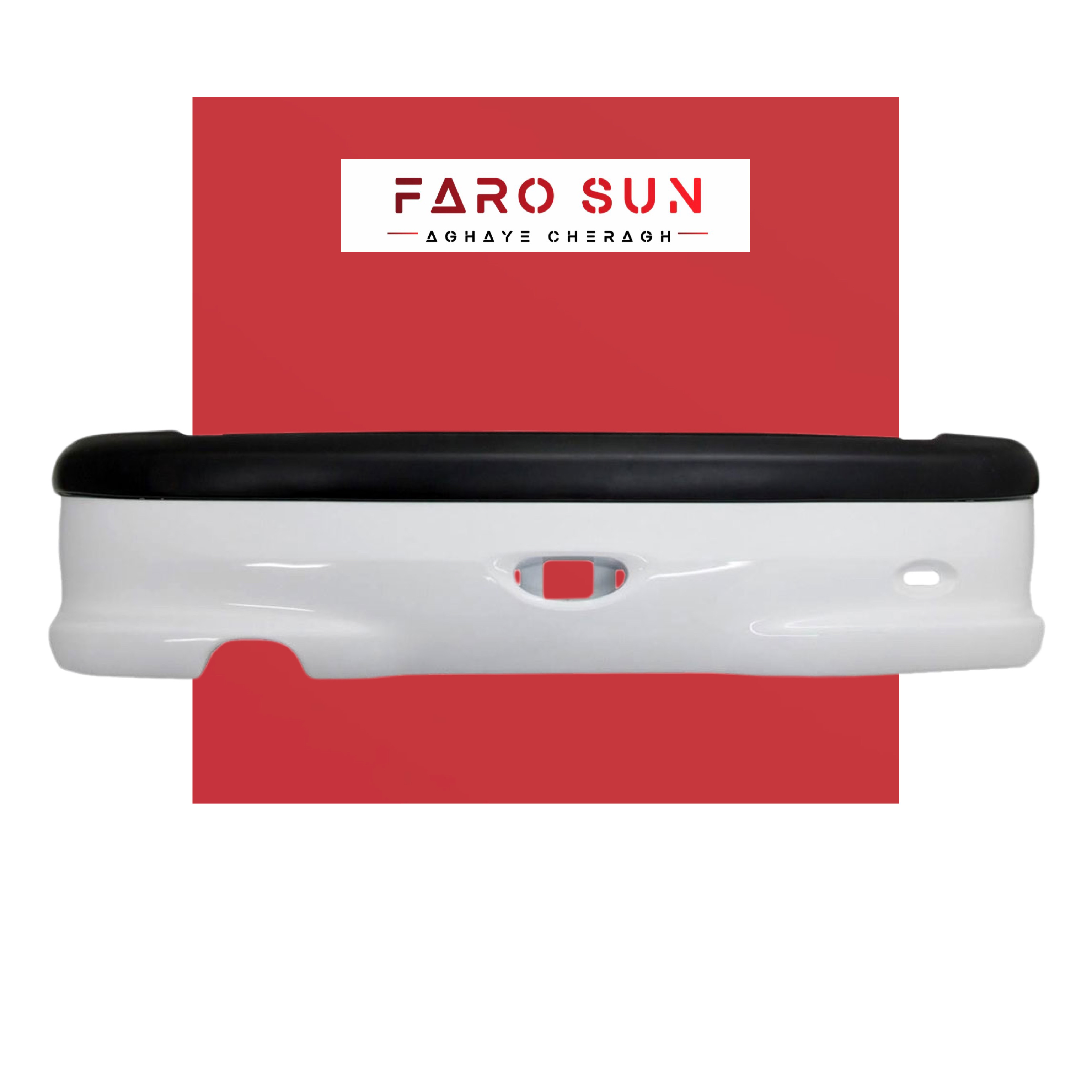 مجموعه سپر عقب پژو 206 SD برند مهرخواه (سفید) 